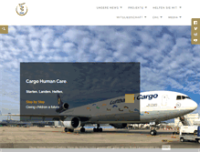 Tablet Screenshot of cargohumancare.de